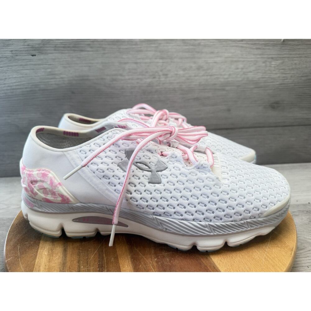 Under Armour Speedform Gemini Floral Shoes Charged Women 12.5 3027748-100